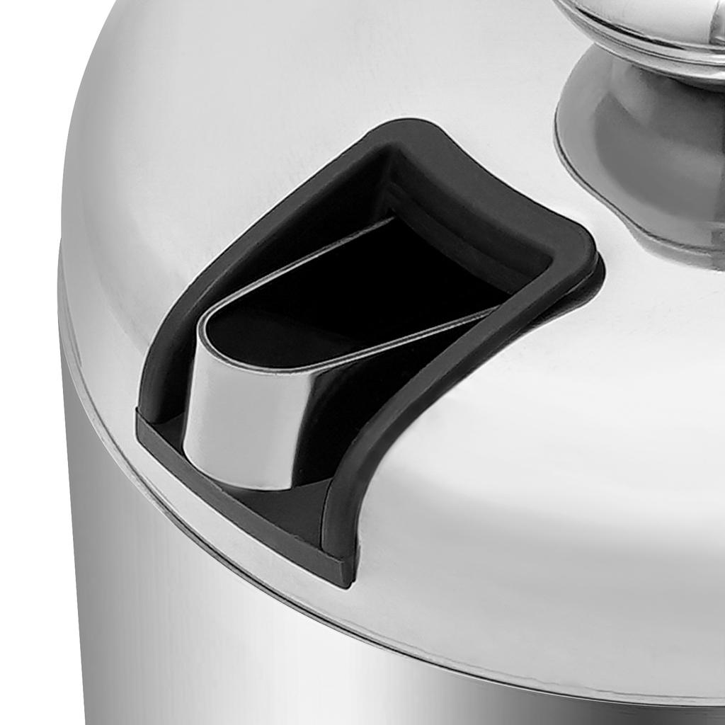 Stainless Steel Ice Bucket 1.3L Stainless Steel Ice Cube Tray, Double-Walled Insulated with Airtight Lid, Strainer and Ice Tongs