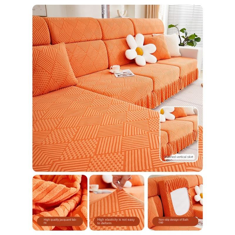 

Чохол для дивана Чотири сезони Повний комплект Універсальний з спідничкою Чохол для дивана Подушка для вітальні M