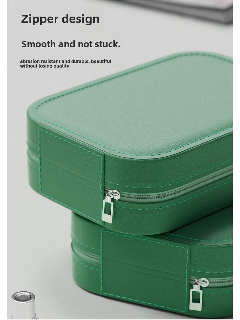 

Экологичное светодиодное зеркало для туалетного столика и сумка для хранения косметики 16.5*11.5*6 чёрный