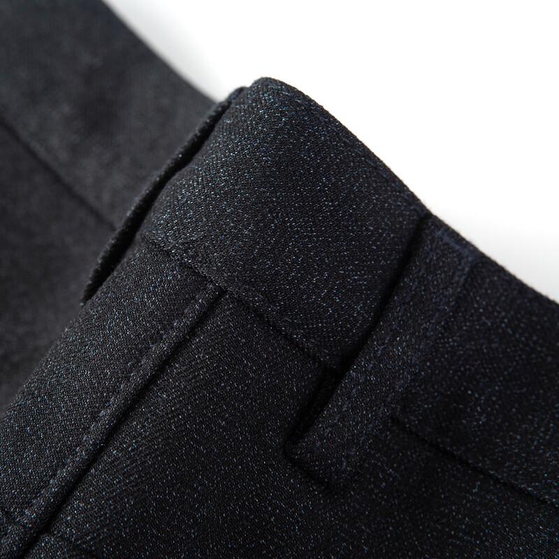 MONTAGUT Men's Thickened Warm Straight-Leg Business Pants