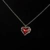 Sword Love Couple Necklace, A Personalized Heart-shaped Peach Pendant Collarbone Chain