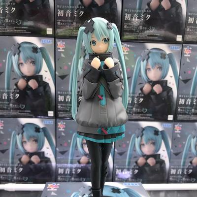 דמות אנימה Hatsune Miku בגודל 20 ס"מ, מוצר נלווה לאנימה, דגמים לאספנות, קישוטים דקורטיביים, מתנה חמודה לילדים