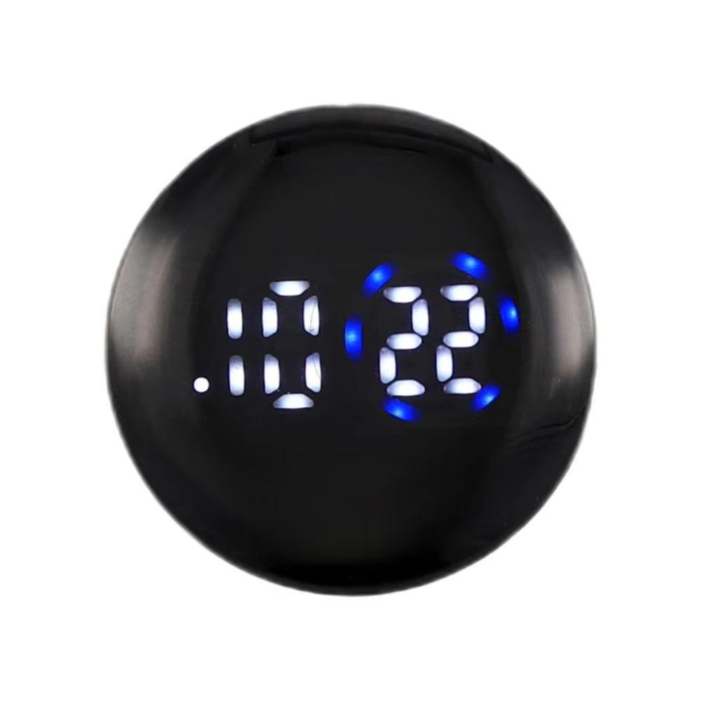 

NEW Novelty Car Clock Multi-functional Universal Digital Clock Touch-sensitive Display Luminous Analog Clocks Car Decoration чорний
