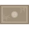 Luxury-lite New Chinese-style Plush Carpet for Tea Table, Waterproof, Stain-resistant and Easy to Clean, Bedroom Floor Mat