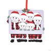 Christmas Family DIY Photo Frame Ornament Decoration Cute Hanging for