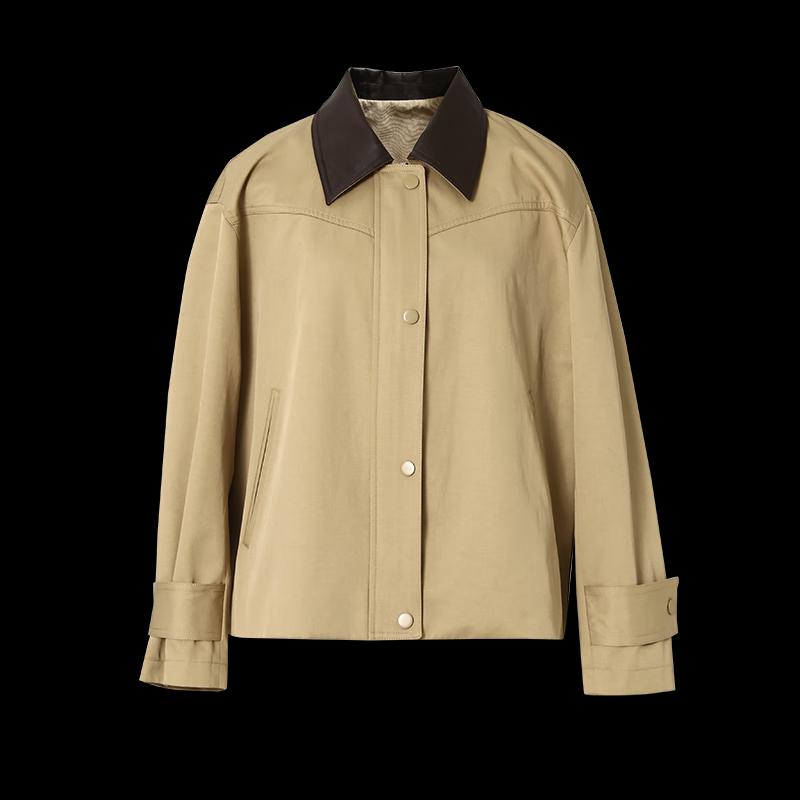 TaTu Women's Spliced Design Commuter Jacket
