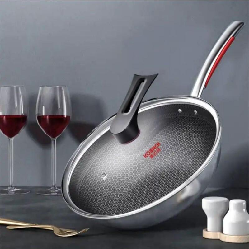 KABACH 316L Stainless Steel Non-stick Wok