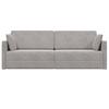 Floor Sofa Bed Light Grey 213 X 70 X 77 Cm Velvet