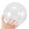 STOBAZA 16cm Clear Plastic Ball Capsule, Christmas Ornament, Refillable, DIY Christmas Decoration