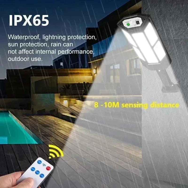 Newest Solar LED Lights 40000LM Outdoor Solar Lamp Of Motion Sensor 4 Mode Waterproof IP65 Solar Garden Light Street Yard Lanter