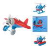 Durable Plastic Aircraft Model Toy Cartoon Beach Airplane Wwii Fighter Jet Helicopter Red/blue