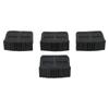Set of 4 Rubber Ladder Leg Foot Covers for Improved Grip and Stability