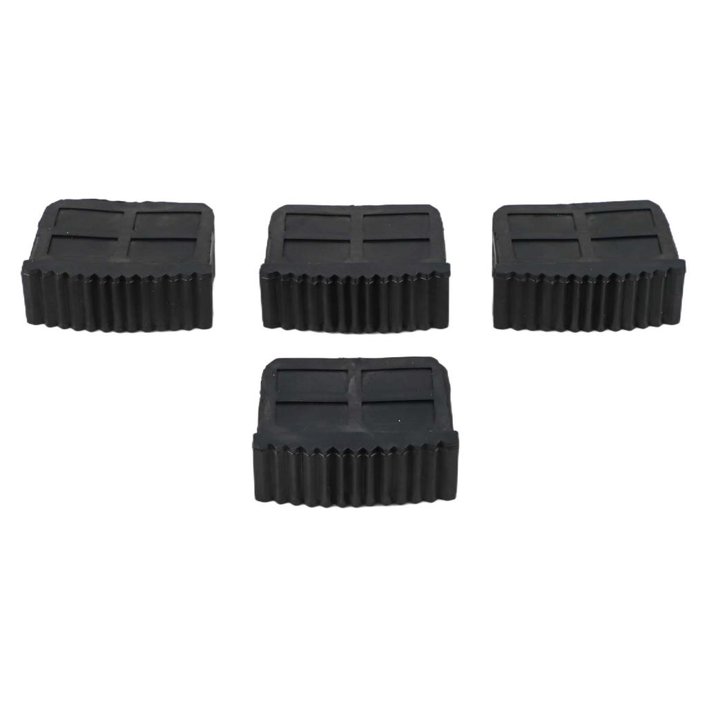 Set of 4 Rubber Ladder Leg Foot Covers for Improved Grip and Stability