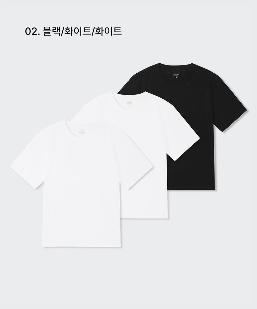 Musinsa Standard Essential Crew Neck T-Shirt 3-Pack (Type A)