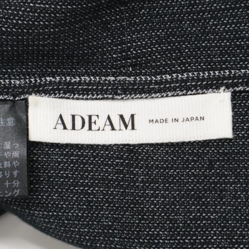 ADEAM 40891 Charcoal Off-the-Shoulder Pearl Knit Tops O charcoalUsed