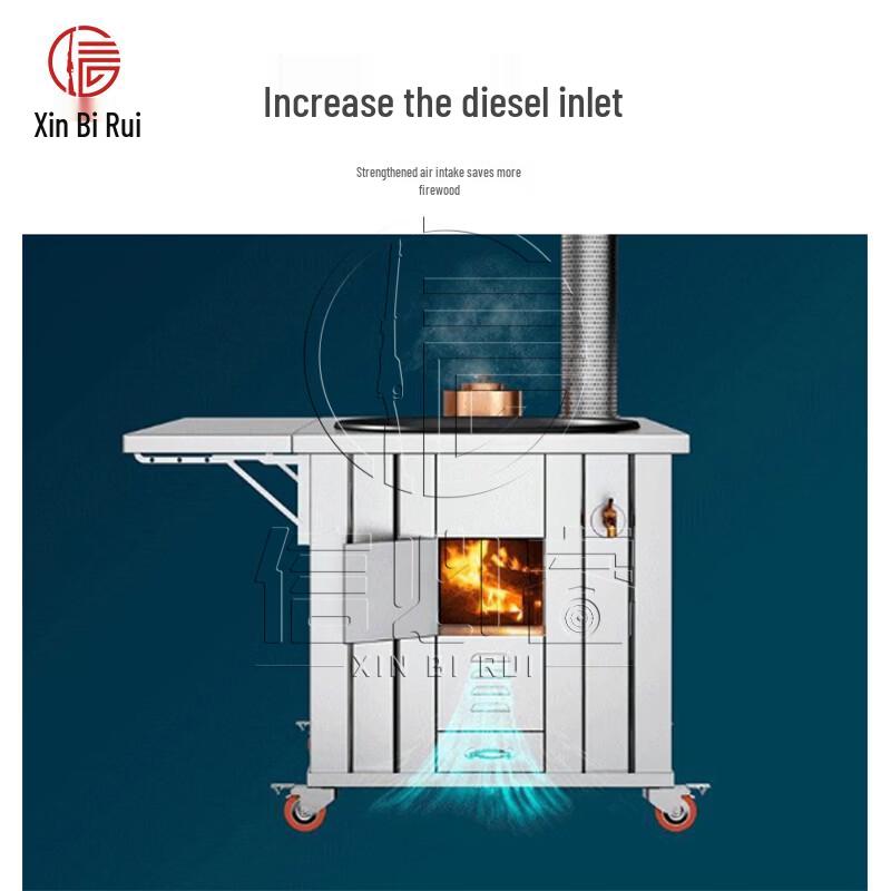 Xinbirui Portable Stainless Steel Wood Burning Stove