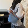 DenimTote Bag Women Fashion Shoulder Bag Casual Daily Use Structured Handbag