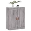 Wall Cabinet Grey Sonoma 69.5 X 34 X 90 Cm Particleboard