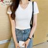 Woodpecker Women's V-Neck Short Sleeve T-Shirt