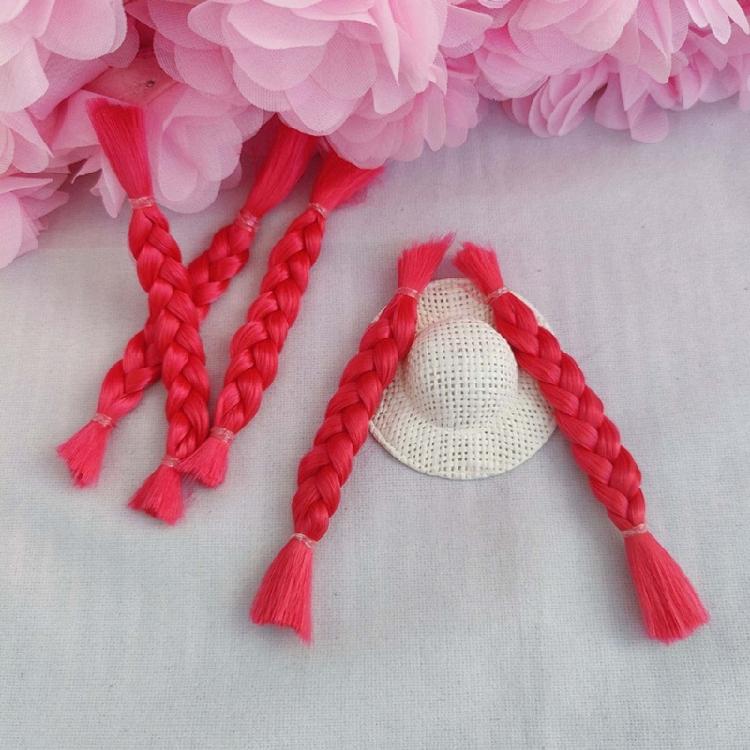 Doll Wigs Ponytail Braid Doll Wigs Blonde DIY Doll Hair Doll Wigs Braids Hair Chain
