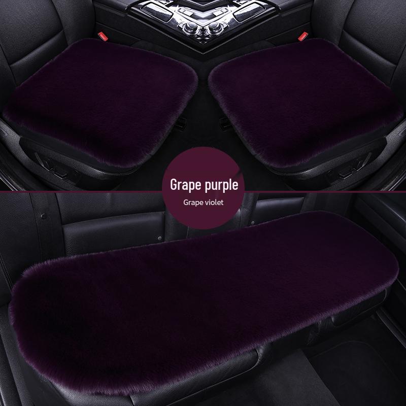 Universelles Plüsch-Autositzkissen für alle Jahreszeiten - Winterfest, Einteilig für vordere oder hintere Reihe