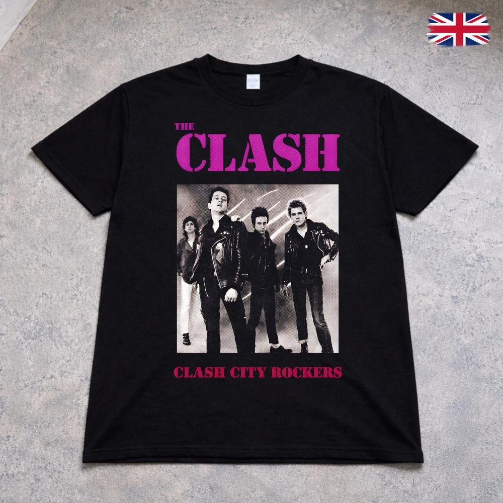 The Clash T Shirt Punk Rock Band Tee Clash City Rockers Adults Kids 2XL