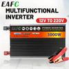 EAFC Neues Upgrade Hochleistungs-Wechselrichter 3000W Spitzenleistung 12V DC auf 220V-240V AC Konverter, mit eingebautem 5V/ 2.1A USB