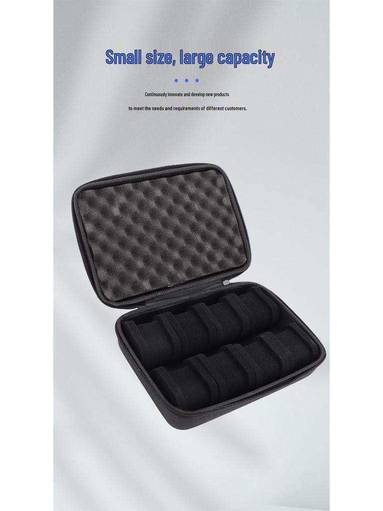 Tragbarer Uhren-Organizer: 8-Schlitz EVA-Etui zur Aufbewahrung von Schmuck und Uhren