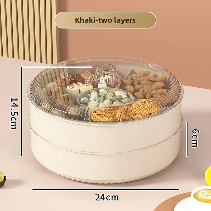 Luxury Home Use New Snack Tray Tea Table Candy Box Fruit Storage Box Plastic Material Special Purpose Tray Fruit Dish