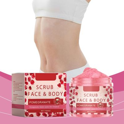 Pomegranate Exfoliating Scrub Gel Gently Cleanses And Moisturizes All Over The Body With A Smooth Skin Care Scrub