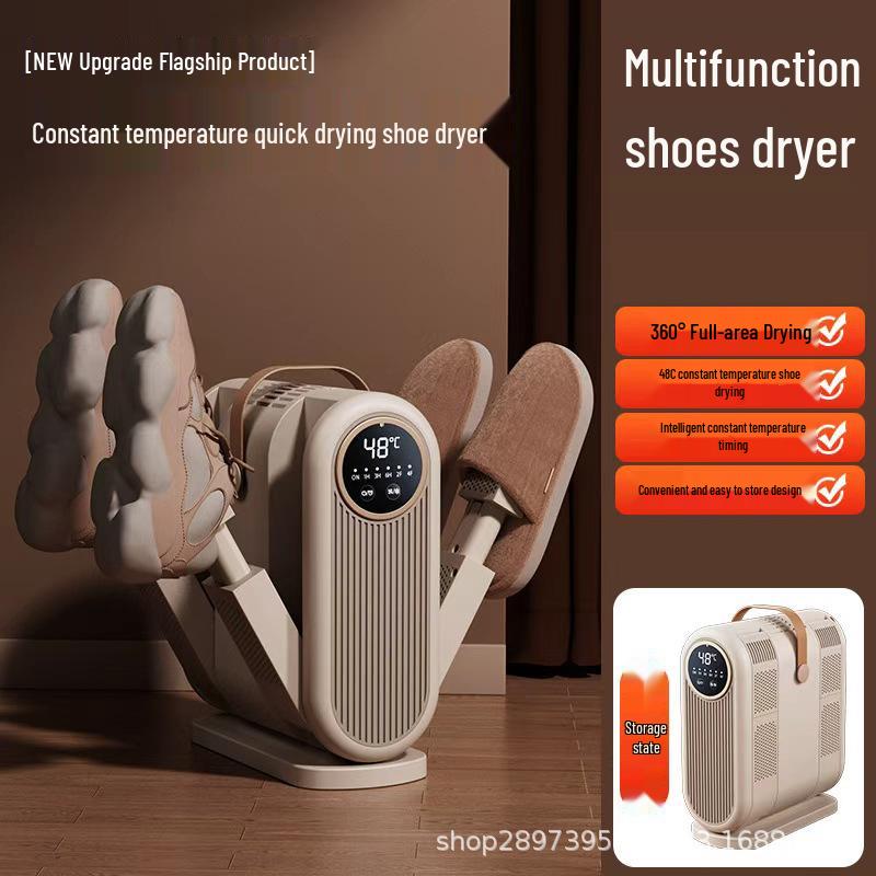 Smart Foldable Shoe Dryer with Constant Temperature and Timer