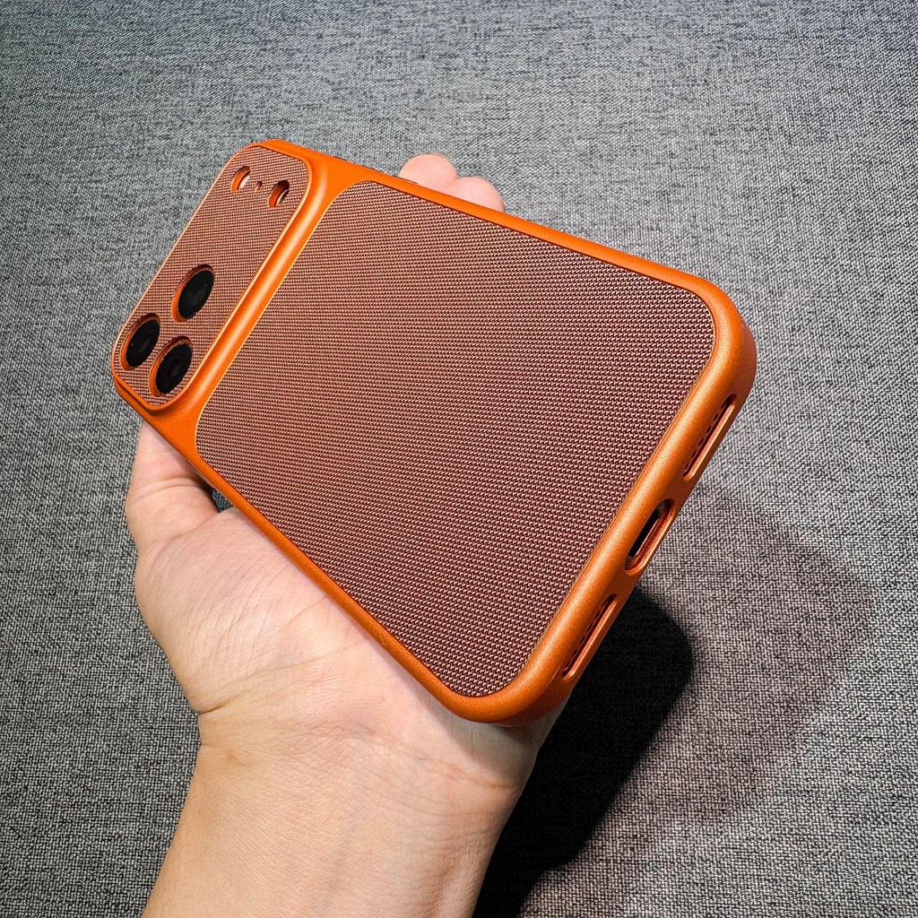 Capa à Prova de Queda com Cobertura Total para iPhone 16 Pro Max - Novo Tecido Tecnológico, Design Protetor Executivo