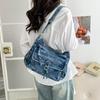 Denim Super Popular Niche Solid Sewing Shoulder Bags  Sale 2026 High Quality Single Sweet Versatile Crossbody Bags for Women