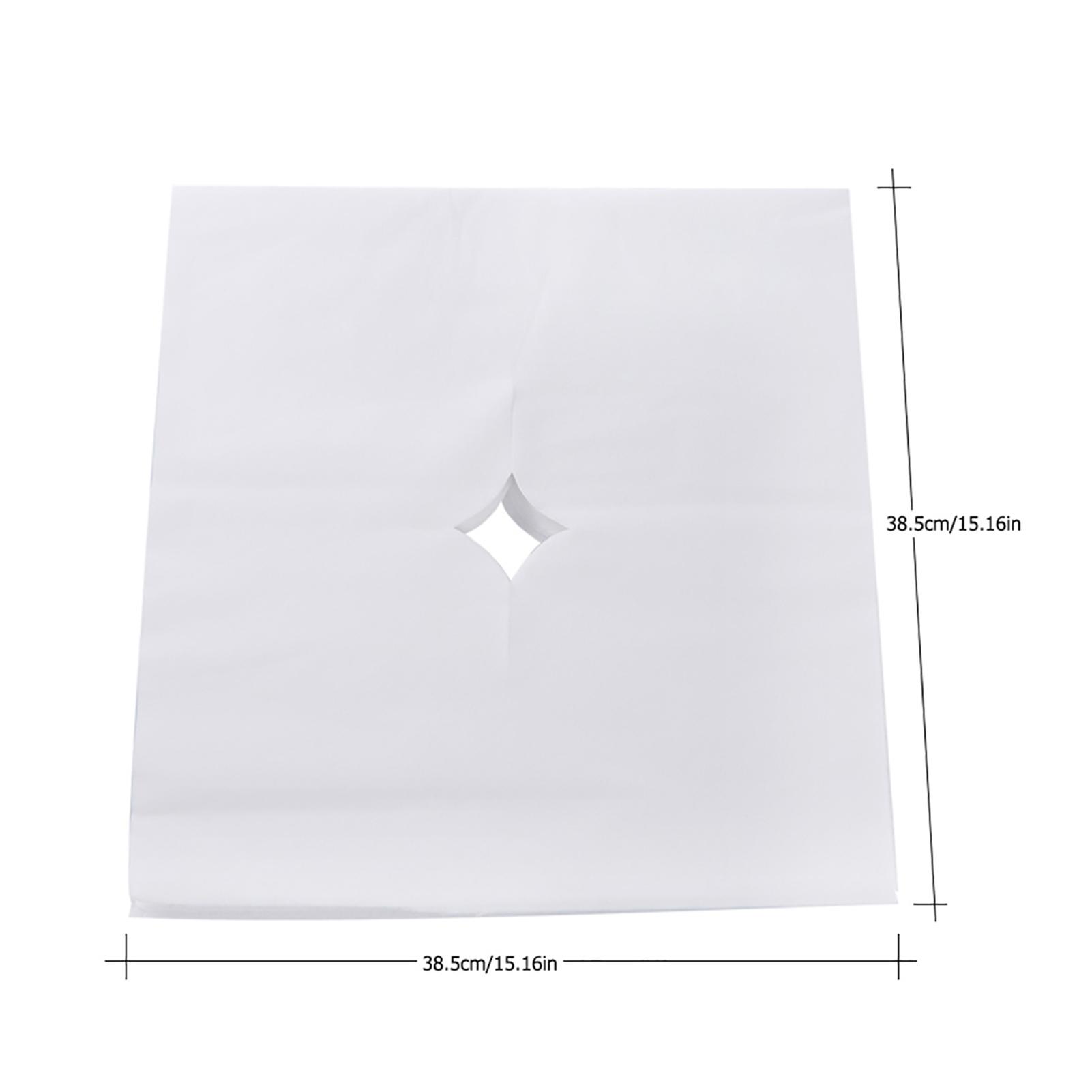 

100PcsCelsiusBag Spa Face Hole Cover Beauty Salon Disposable Towel Non-woven Fabric Massage Cover