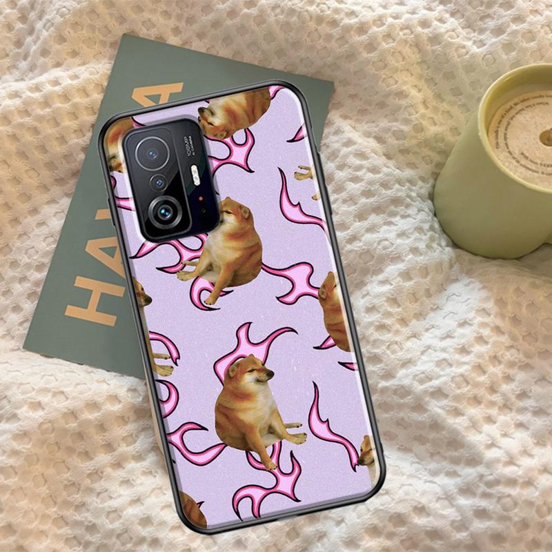 Doge Meme Cheems Phone Case For POCO X3 X5 F5 Pro F3 M5s C40 X4 F4 GT Cover For Xiaomi 11T 12T 13 Pro 12 Lite