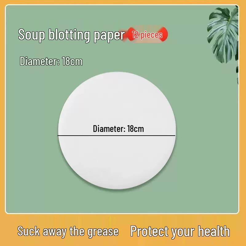 

Food-Grade Kitchen Oil-Absorbing Soup Paper for Household Use, Specially Designed for Pregnant Women and Postpartum.