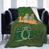 Debi Tirar Mas Fotos Album Knitted Blankets Bad Bunny Flannel Throw Blanket Bedding Couch Portable Lightweight Bedspreads,