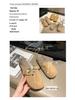 2024 British-Style Women's Birkenstock Closed-Toe Half-Slippers: Thick-Soled, Slip-On Shoes for Spring and Autumn Outdoor Wear