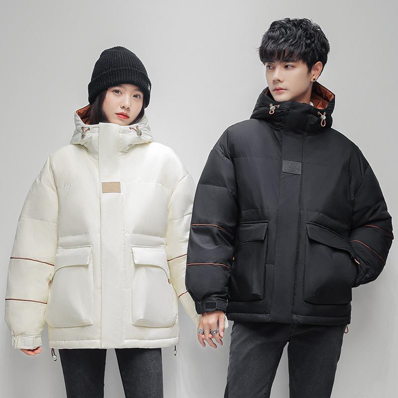 Winter New Casual High-quality Down Jacket Men's Loose Couple Short Warm Jacket for Men and Women