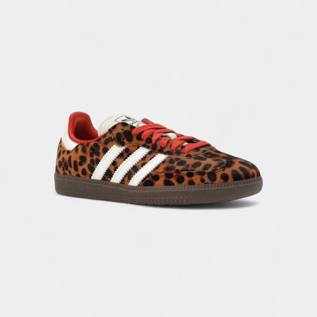 Adidas Samba OG Preloved Red Leopard (Women's)