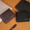 Korean Style Men Wallet PU Leather Storage Bag High-end PU Leather Coin Purse  Boys Gift