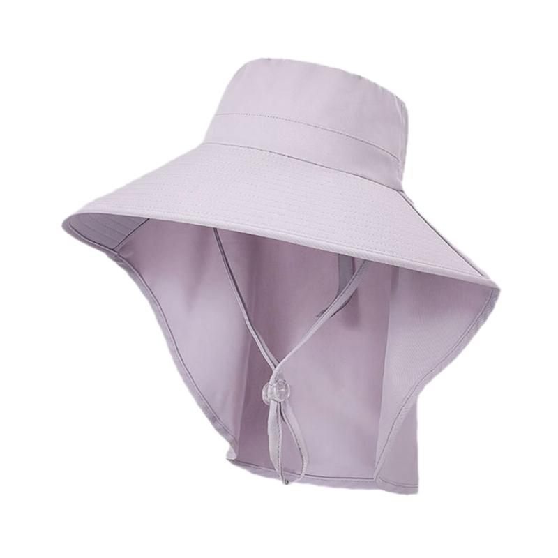 Unisex Fisherman Hat Neck Flap Bucket Hat For Girls Versatile Fashion Neck Flap Hat Bucket Hat Multiple Color