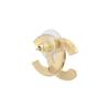 Chanel Double C Logo Design Metal Earrings Women earrings Gold ABC327-B15468-NU644