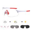 Photochromic Sports Sunglasses Lightweight Rimless Wraparound Unisex Cycling Driving Goggles UV Protection Outdoor Fashion Eyewe