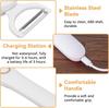 Peeler, Handheld Vegetable Peeler Set with 3 Interchangeable Blade Heads USB Rechargeable Veggie Fruit Peeler