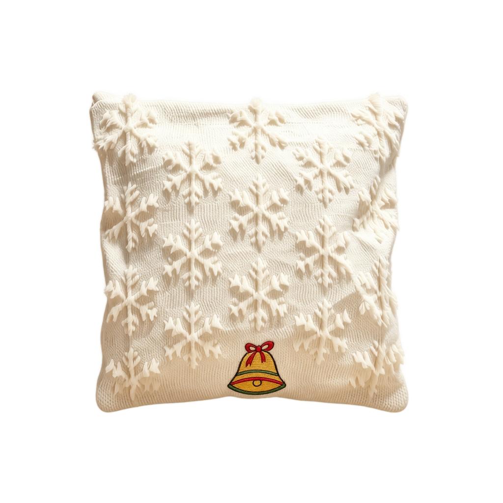Christmas Cover, Holiday Cushion Case for Couch, Sofa and Bed Decor, No Insert Included