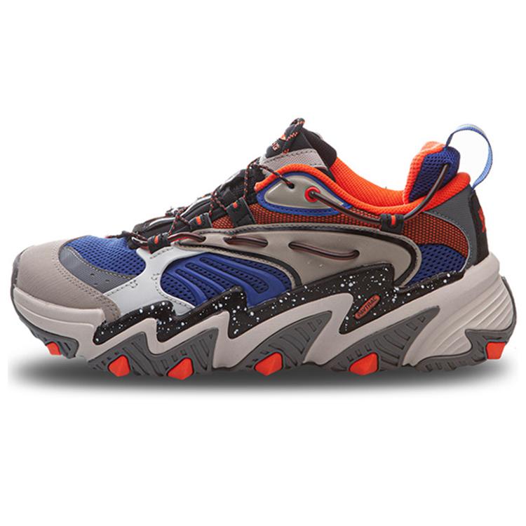 

Li Ning X Claw Fabric Cushioning Slip Resistant Lightweight Low top Casual Shoes Women s Khaki Blue AGLQ014-10 35