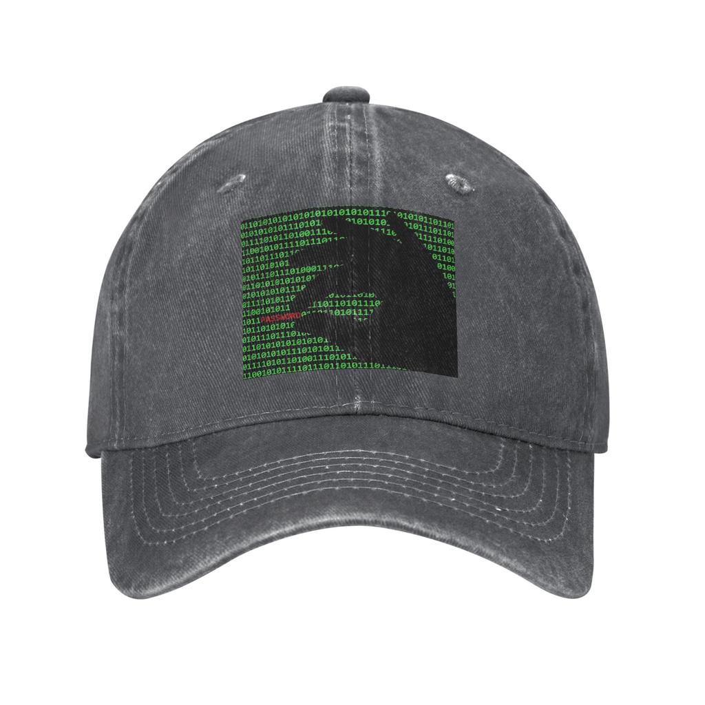 Hacker Code Binärcode Geek Wissenschaft Computer Jeans Kappe Lässig Baseballkappen Verstellbarer Hut Sommer Unisex Baseballkappen