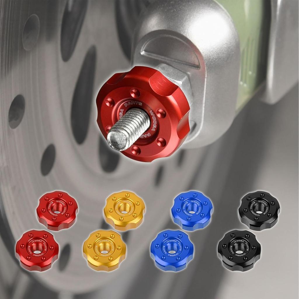 Rear Chain Adjuster Block Aluminum Chain Tension Adjustment Tool Compatible with Honda CROSS CUB50
