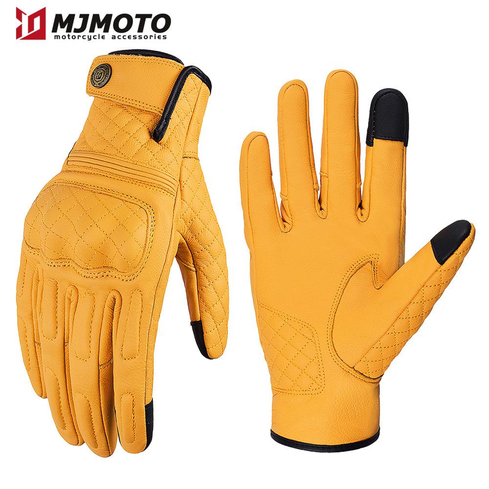 Motorcycle gloves, breathable motorcycle riding protective gloves, anti-collision and anti-drop, touchscreen off-road gloves M